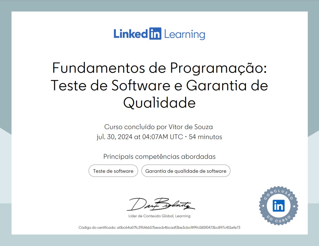 Curso de QA Software